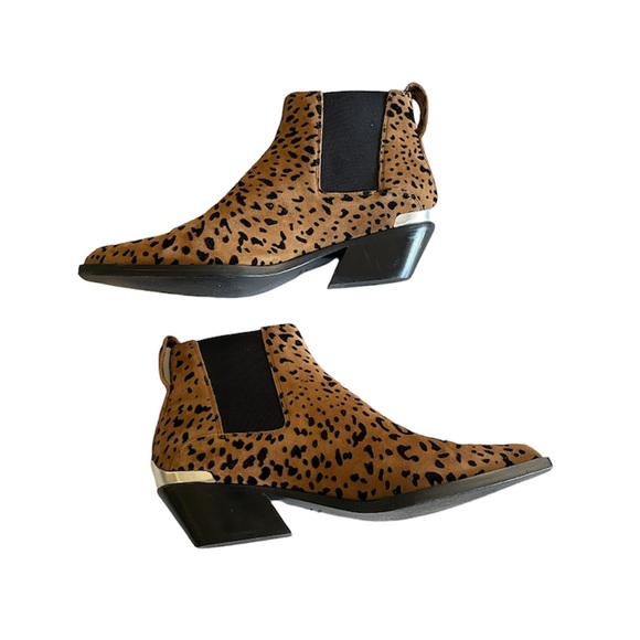 Rag & Bone Westin Cheetah Booties 7 $525 - Picture 3 of 8
